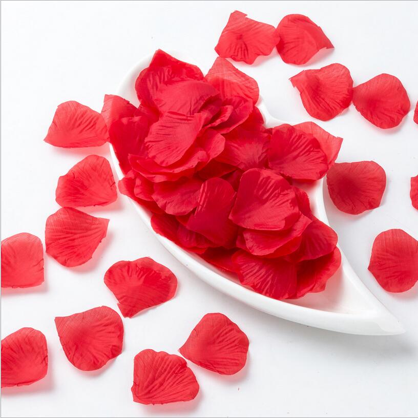 100Pcs/Pack 5*5cm Artificial Flowers Red Rose Flower Party Decoration Carpet Weddings Petals Petalos De Rosa De Boda BV268: 1