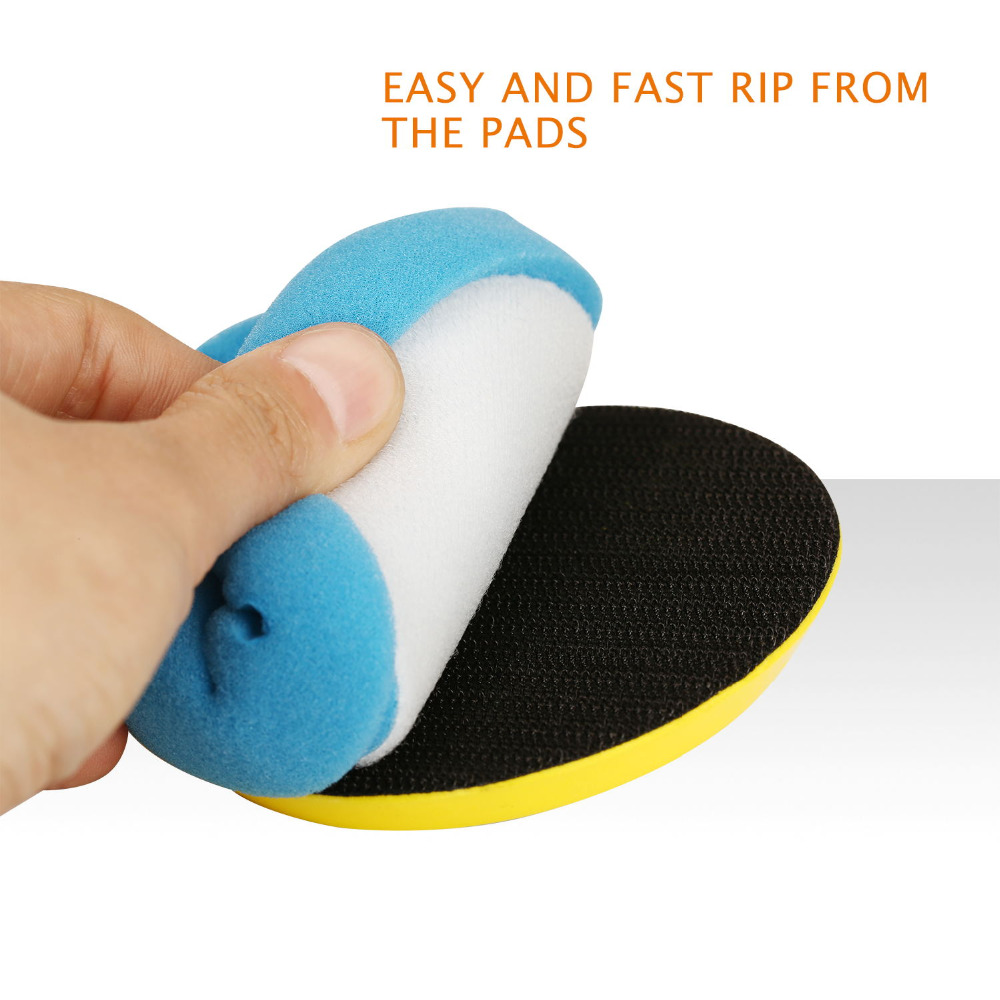 Spta støtteplate pad 2 tommer /3 tommer /4 tommer /5 tommer /6 tommer krok og løkke for luftsliper bilpoleringsmaskin polering -- velg størrelse