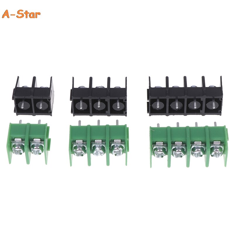 10Pcs 300V/20A 7.62 mm KF7.62 - 2P 3P 4P Screw Terminal Block Connector 7.62mm Pitch