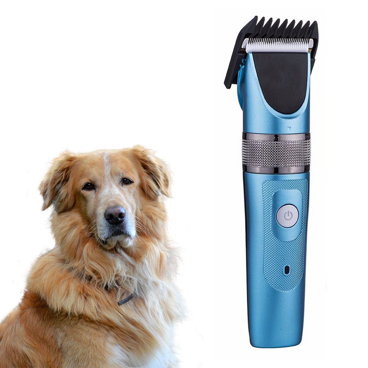 Draagbare Pet Hair Trimmer Elektrische Draadloze Oplaadbare Hond Kat Tondeuse Snijmachine Pet Oplaadbare Tondeuse