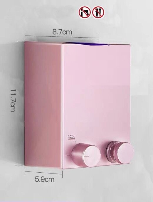 Waslijnen zonder gaten boren binnen en buiten uittrekbare waslijn touw waslijn met ophanggat organizer: B-roze