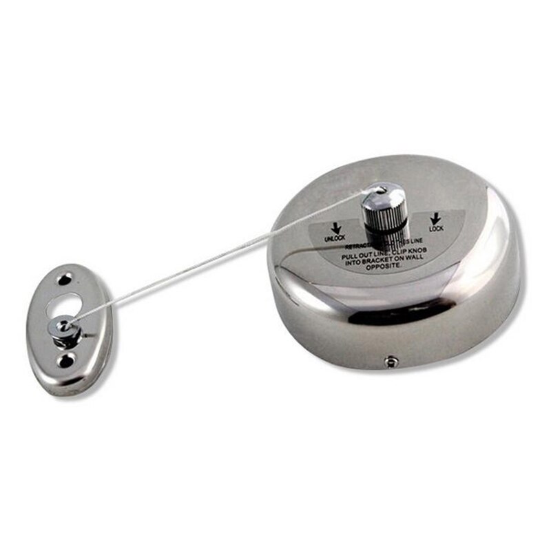 Retractable Indoor Clothes Line Clothes Hanger Rope Wall Mounted Hanger Drying Towel Rack Clothesline Bathroom Clothes Dryer