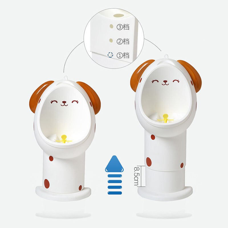 Pot d'apprentissage de la propreté pour bébé garçon, support pour enfants, urinoir vertical pour garçons, crochet mural pour nourrissons et tout-petits