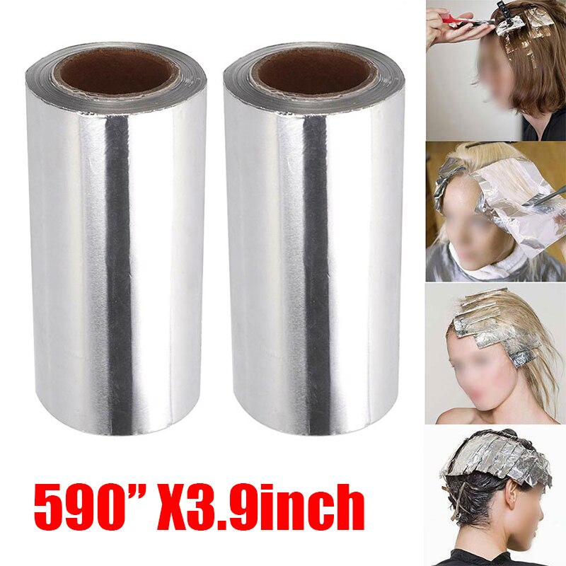 Alu-Folie Für Haarfärben | 12 Cm X 130 M, Silber, Professionelle Frisörfolie – Ideal Für Strähnen & Balayage
