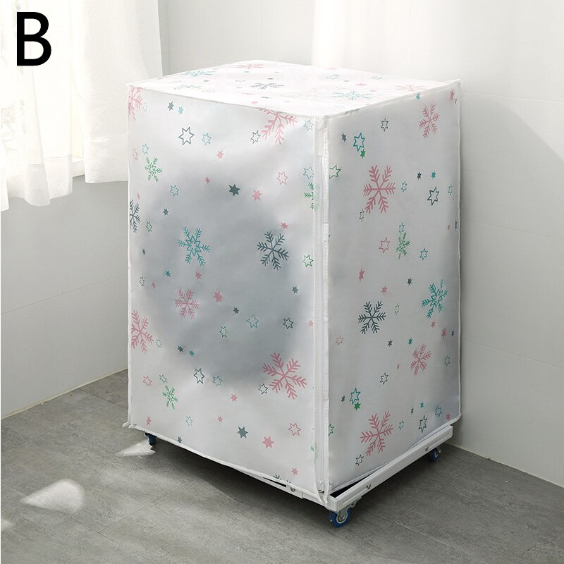 Dust Proof Cover Washing Machine Cover Waterproof Case Washing Machine Protective Dust Jacket Zipper Front/Top Open: B
