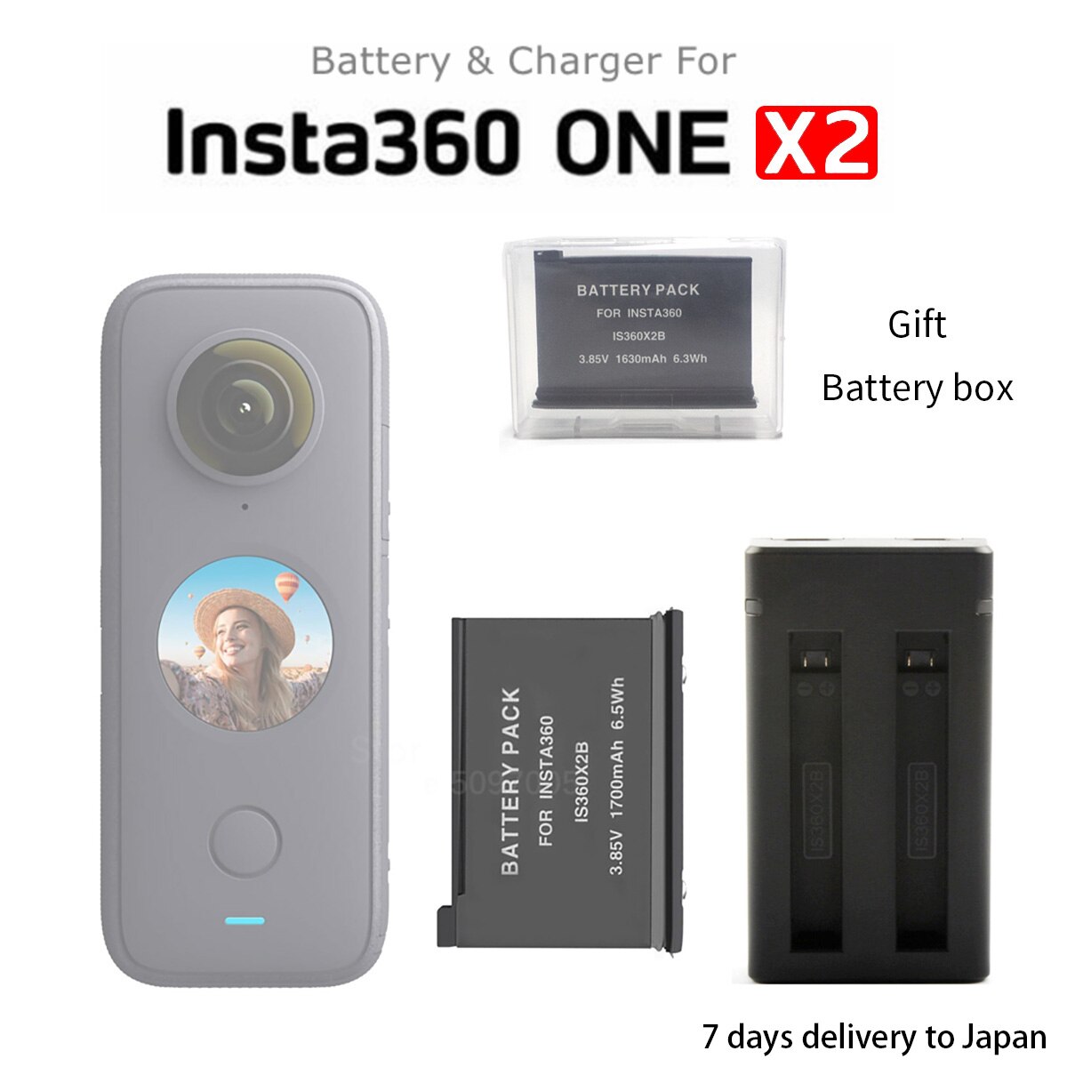 Insta360 Een X2 Batterij 1700Mah Universele 3 Batterijen Charger Hub Voor Insta 360 Een X 2 Actie camera Accessoires