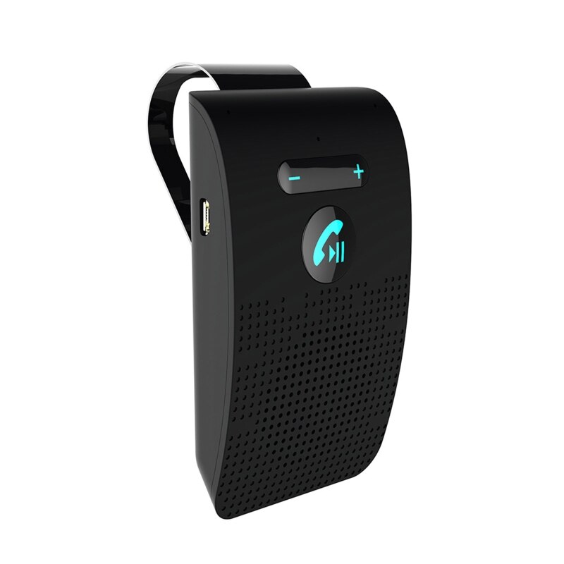 Bluetooth-compatible Speakerphone Wireless Car Kit for Handsfree Talking Car Stereo Music Receiver Player Built-in Mic