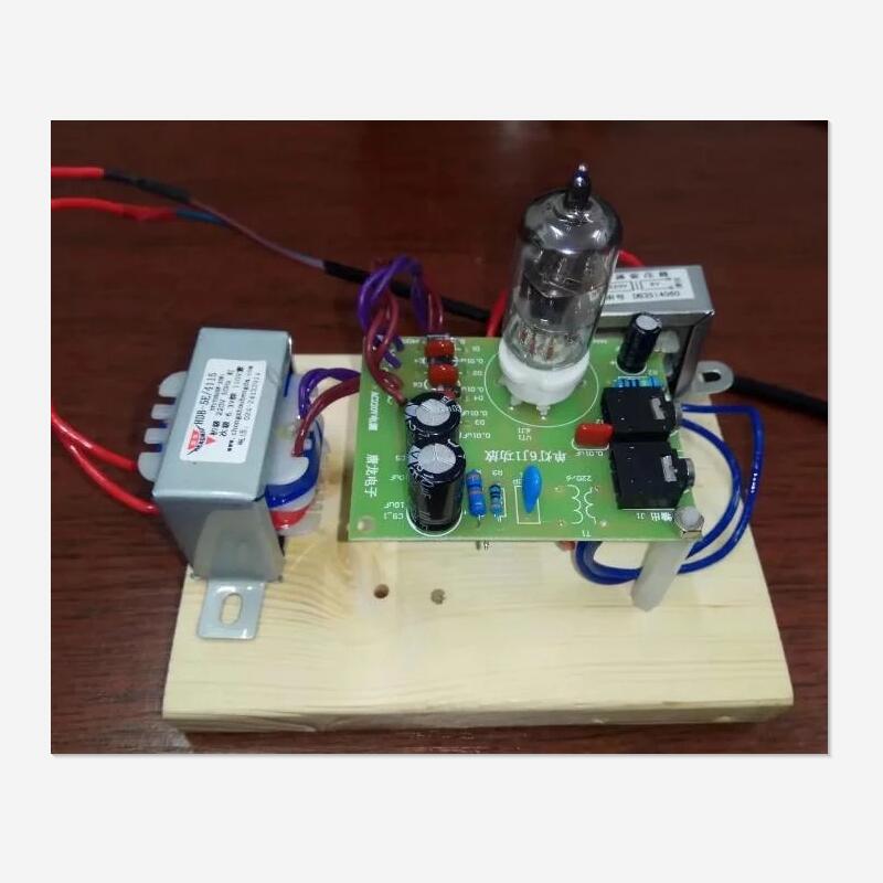 Kit d&#39;amplificateur à lampe unique 6J1, kit de démarrage à lampe unique, amplificateur à tube mono, lecteur de haut-parleur de 5 watts