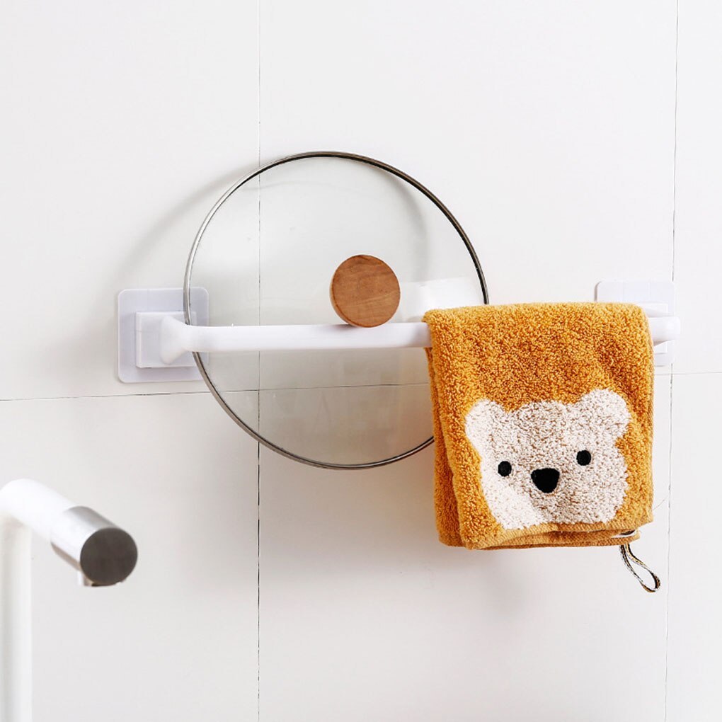 Zelfklevende Handdoek Staaf Bar Muur Badhanddoek Houder Rail Rack Voor Keuken Badkamer 24.5Cm/34Cm