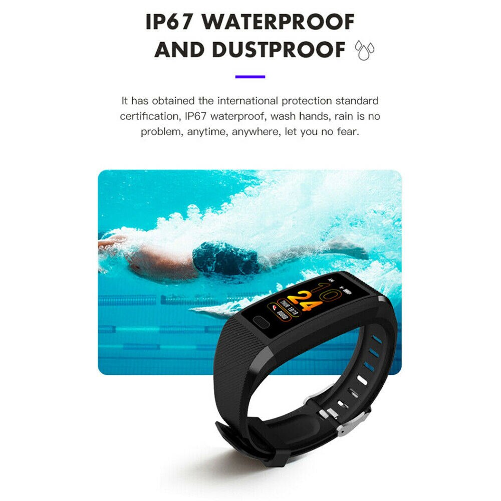 118 Plus Smart Bracelet Smart Watch Fitness watch Tracker Sleep Monitor Weather Forecast Smart Bracelet Waterproof Smartband GPS