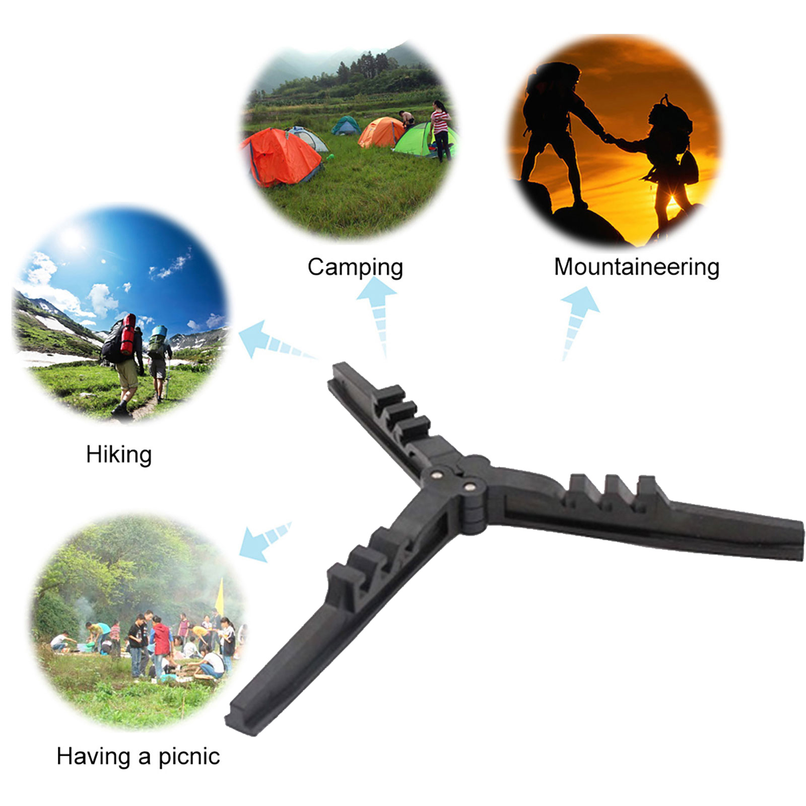 Gas Tank Stand Cylinder Base Holder for Camping BBQ Outdoor Stove Accessory Outdoor Flat Gas Cylinder Base Holder