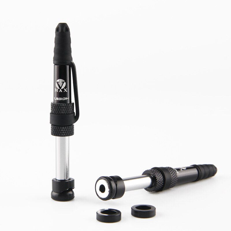 76mm MTB Rower Szosowy Przedłużacz Wentyla Ultralekki Aluminium Tubeless Presta Z Nakrętką: 1 para czarnej rurki -2