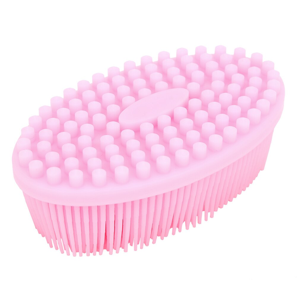 Exfoliërende siliconen badborstel, reinigingsborstel, babyshampooborstel, gezichtsscrub, zachte badborstel voor lichaamshaar