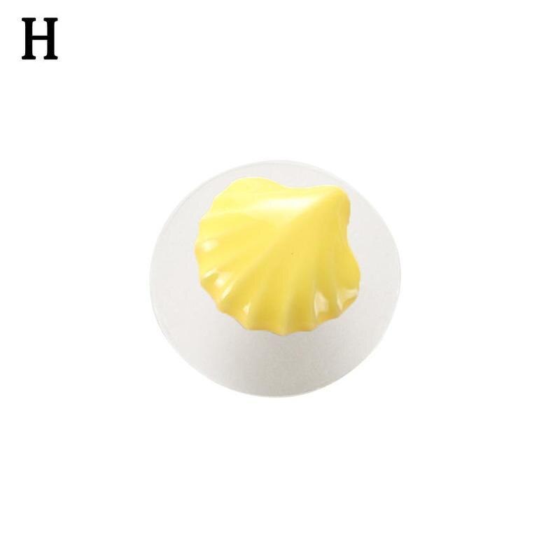 Schattige meubeldeurgreep schuifraam kunststof kast keukenknoppen handgrepen ponsvrije lade zelfklevende hardware hand  c2 o 3: H