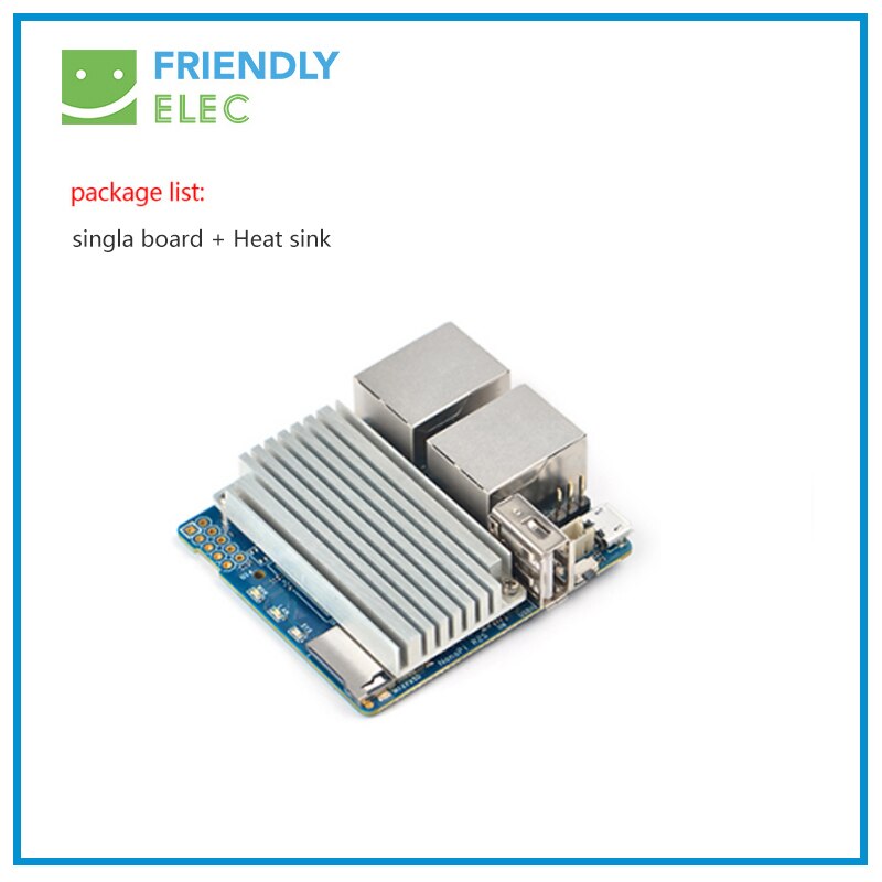 NanoPi R2S OpenWrt system RK3328 mini router dual gigabit port 1GB große speicher: Rollen Sie 2 zusammen