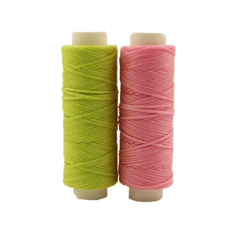 25M 150D 0.8 Mm Platte Gewaxte Naaien Lijn Dikte Gewaxt Draad Voor Leer Waxkoord Voor Leer Craft Hand stiksels Draad