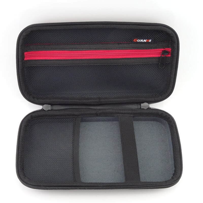 Hard Case Shell Carrying Storage Reistas Voor Romoss Powerbank/Externe Harde Schijf/Hdd/Elektronica/Accessoires U Disk: Black Red