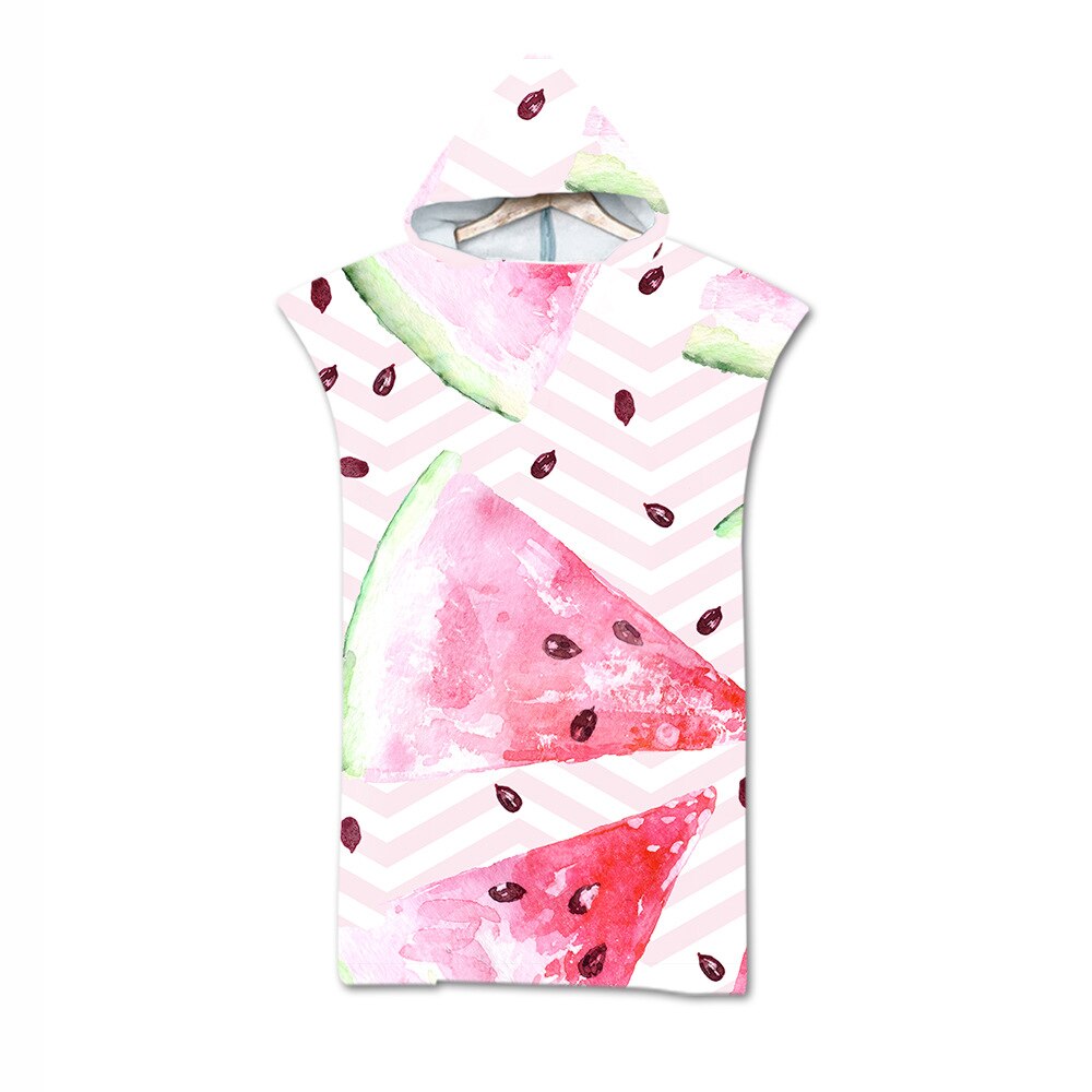 Outdooor Mikrofaser Schlecht Handtuch Kleid Mit Kapuze Surfen Erwachsene Strand Badeanzug Gedruckt Schwimmen schnell trocken Sport Mantel: 3