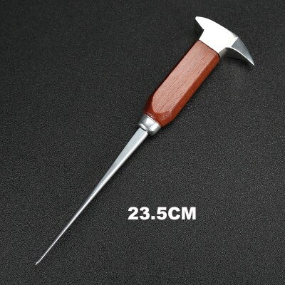Isplock - robust isflismaskin, bartenderkniv, iskniv , 304 rostfritt stål med tre stift iskross för cocktailbartender: Ishacka 23.5cm