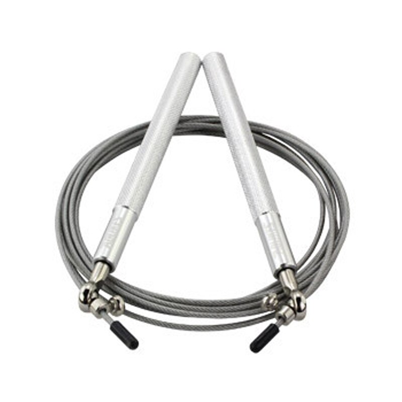 Crossfit Geschwindigkeit springen Seil Professionelle Springseil Für MMA Boxen Fitness Überspringen trainieren Ausbildung Mit Tragetasche Ersatz Kabel: grau
