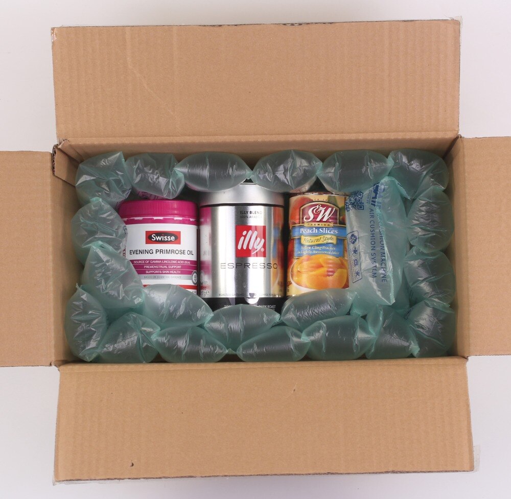 Air Cushion Film Inflatable Packaging Film Air Pillow Machine Foil Air Pillow Void Fill Bubble Wrap 200mm Width for Packaging