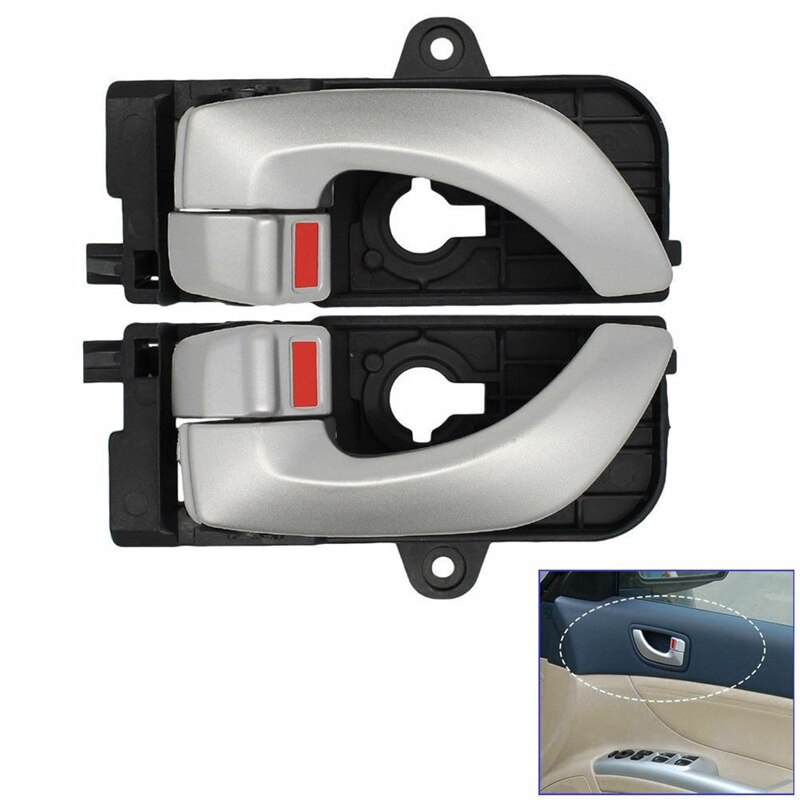 Manija de puerta Interior delantera izquierda y delantera derecha para Hyundai Sonata 82610-3K020 2005(1 par)