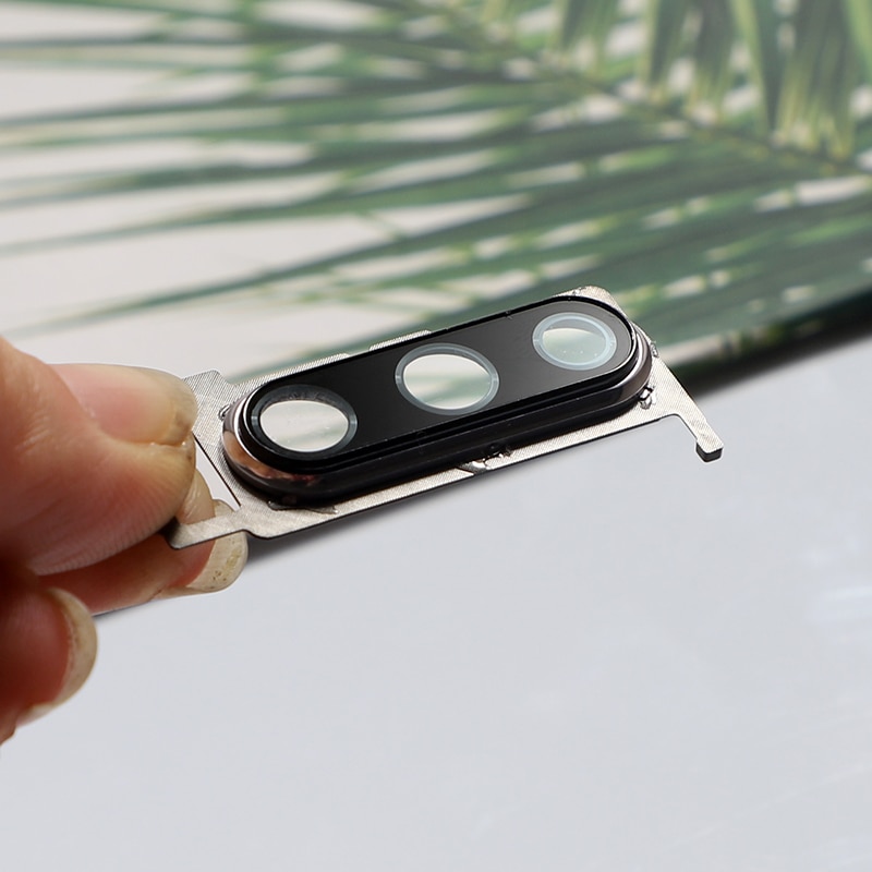 P 30 Für Huawei P30 Kamera Objektiv Glas Mit Rahmen Halfter Reparatur Hinten Gehäbenutzen Abdeckung Ersatz Teile