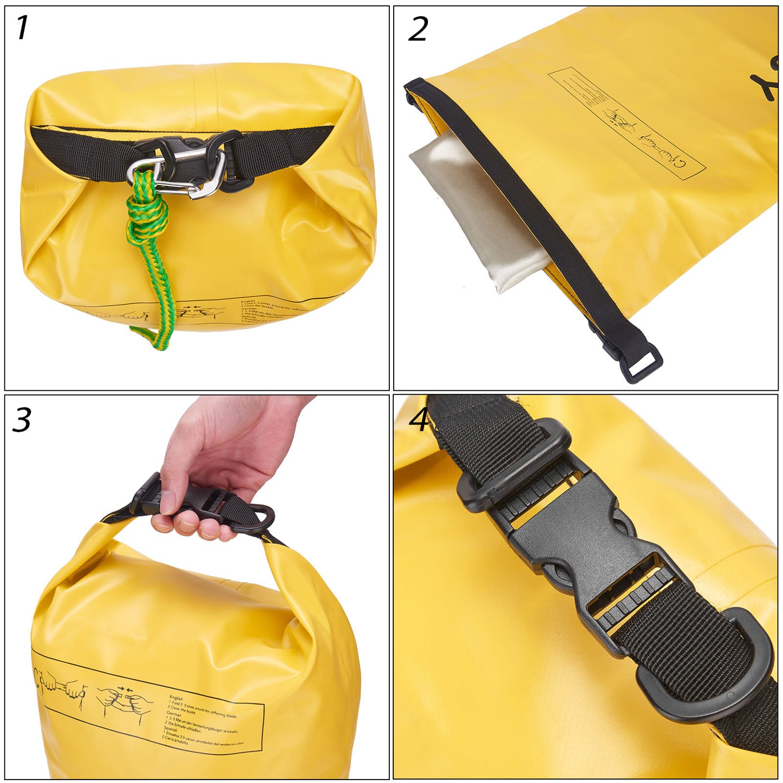 10L 20L Sleepkabel Zand Sack 2-In-1 Zand Anker &amp; Waterdichte Dry Bag Opbergzakken Dock lijn Voor Kajak Jet Ski Roeien Kleine Boten