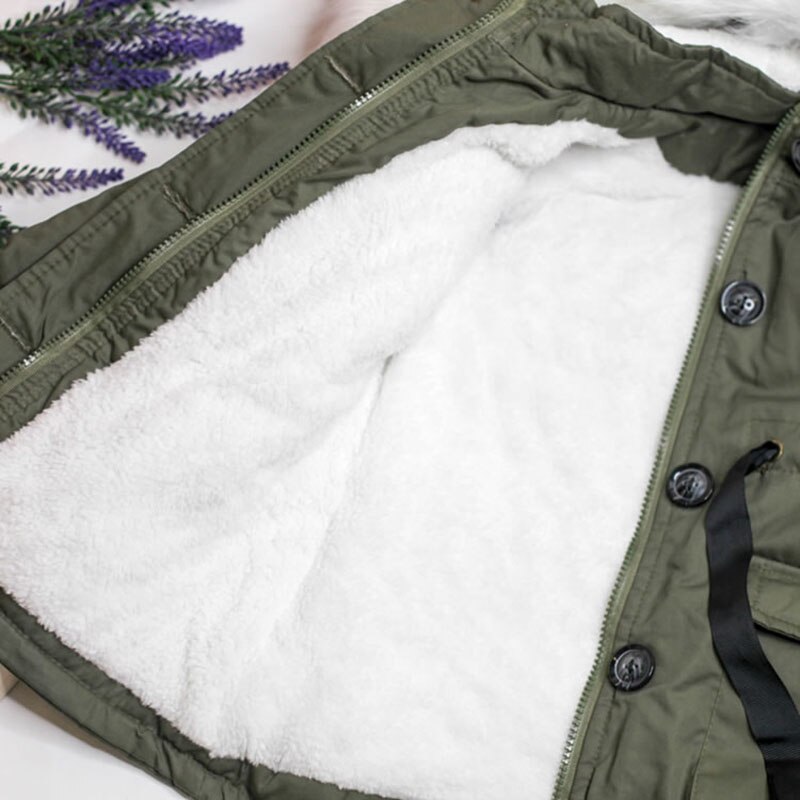 Girls Winter Jackets Kids Faux Fur Collar Coat Children Winter Warm Outerwear Coat Girls Clothes 4 5 6 7 8 9 10 11 Years