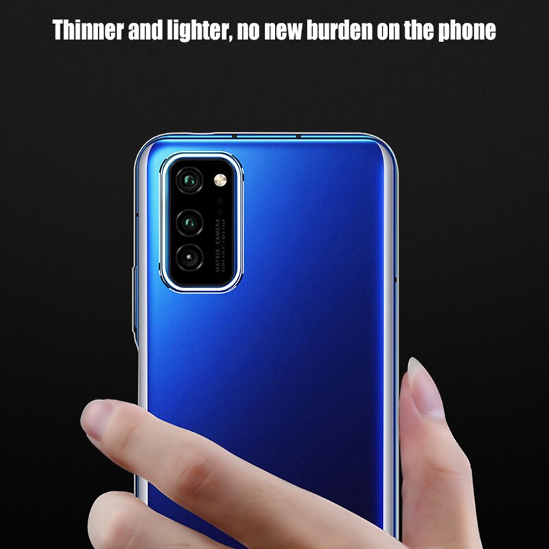 Funda trasera transparente 360 para Huawei Honor X10 X 10 Max Lite 5G, carcasa suave de TPU, Honor X10, 10X, a prueba de golpes