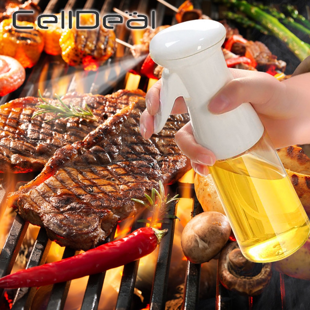 210Ml Koken Olie Spray Fles Olie Dispenser Spray Olie Fles Hervulbare Multifunctionele Olijfolie Fles Bbq Keuken gereedschap