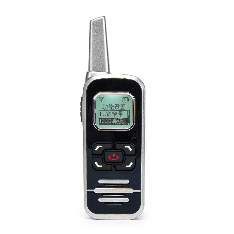Mini talkie-walkie Portable T-M6P, Radio FM 128CH UHF 400-520MHz pour appareil de Communication et à usage personnel: Black / American