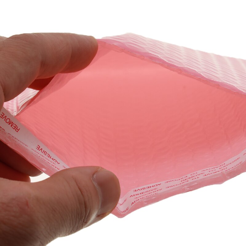 Enveloppes à bulles roses en Poly, pochettes rembourrées auto-scellantes, pour livre, Magazine, courrier, 30/50 pièces