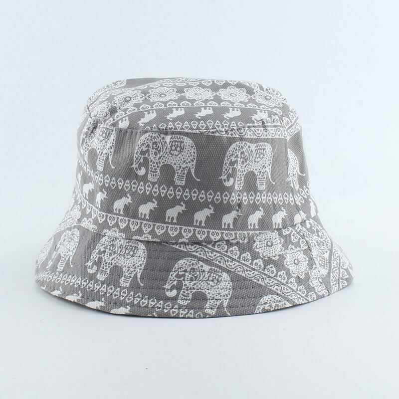 Vintage sort spand hat mænd reversibel fisker hat street hip hop fiskeri spand cap sommer sol hatte til kvinder