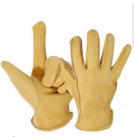 Retro Leisure Handschoenen Moto Rcycle Handschoenen Locomotief Lederen Handschoenen Unisex Moto Handschoenen Geel