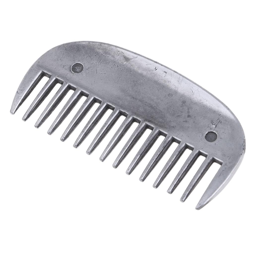 Stainless Steel Equestrian Curry Comb Horse Grooming Brush Equine Men Women Horse Riding Gear Outdoor Sports Tool