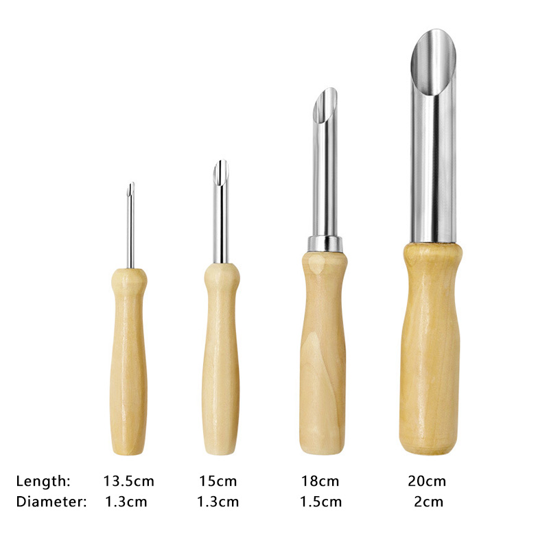 4 Stück Edelstahl Kreis Formung Keramik Ton Skulptur Werkzeuge Locher Perfekt