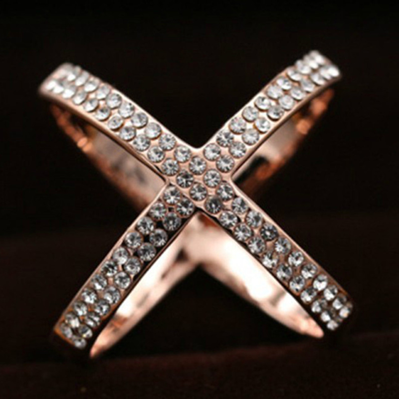 Cross Broches X Vorm Sjaal Gesp Kristallen Broches Voor Vrouwen Holle Sjaals Gesp Broche Sieraden Kleding Accessoires: Rhodium Plated