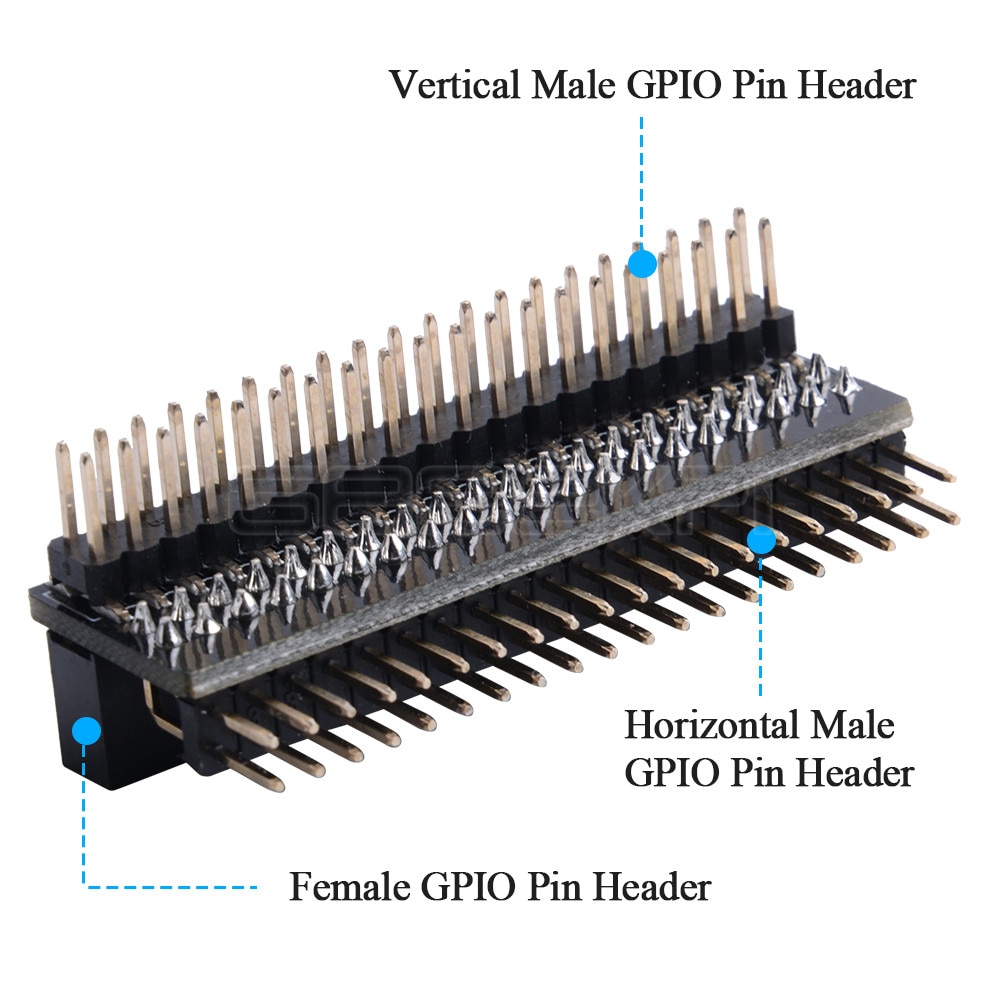 Gpio Rand Extension Dat Leidt De 40Pin Gpio Pinnen Van De Raspberry Pi Uit Handig Gebruik Voor Raspberry Pi 4B/3B +/3B/2B /Zero