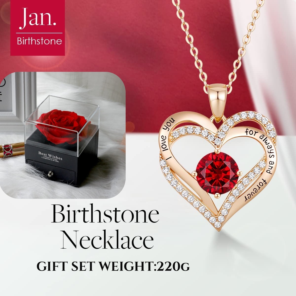 Collares con colgante Sumonyo Love Heart para mujer, joyas de cristal,  regalos para mujer, su novia, madre, esposa, Navidad, cumpleaños,  aniversario, día de San Valentín, image size:1200x1200