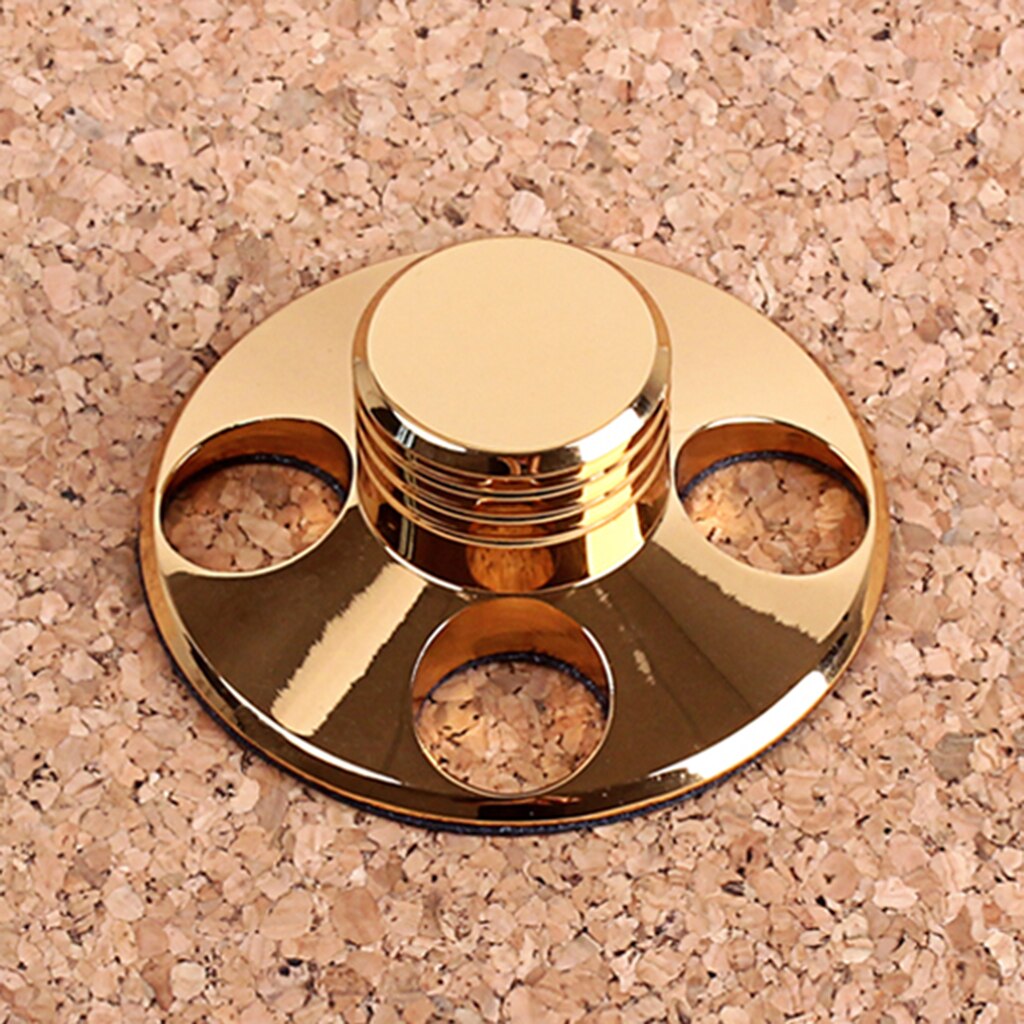 Deluxe Vinyl Turntables Metal Disc Stabilizer Record Weight Clamp