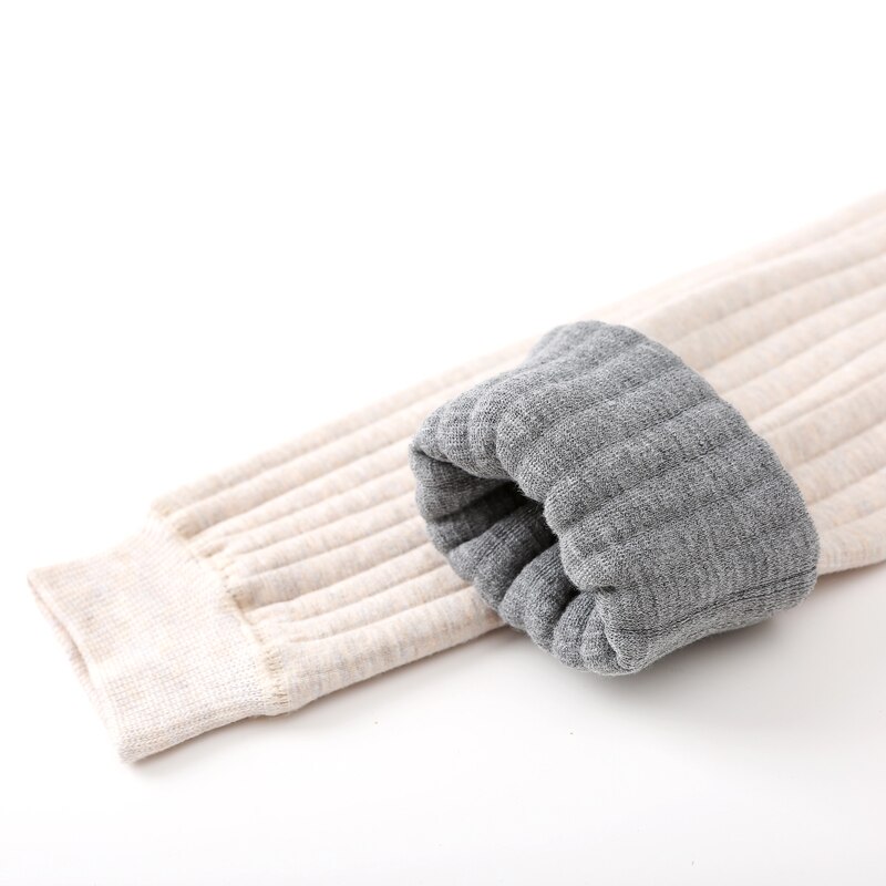 Leggings chauds d'hiver pour filles | Pantalons épais pour enfants, pantalons en velours de coton, taille élastique pour garçons,