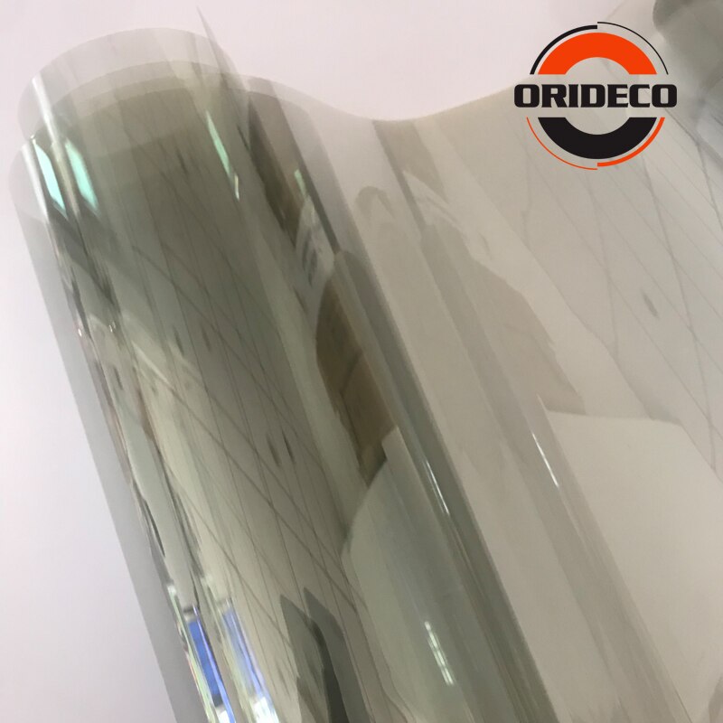 50CM Width Grey Car Window Film Insulation Solar Tint Stickers UV Reflective VLT 70% Solar Protection Film For Car Home Window