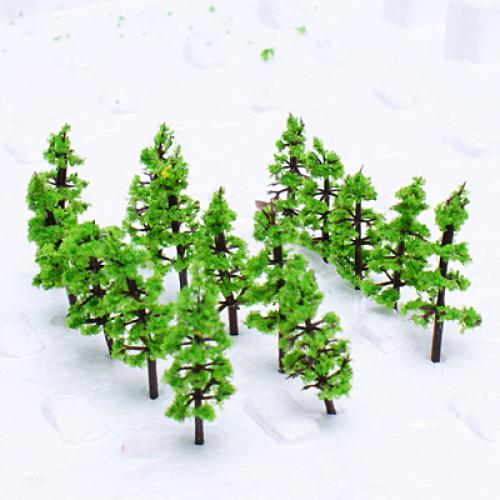 100pcs Model Trees (3.6 cm), N Z Scale Fir Trees Scenery Diorama Supplies