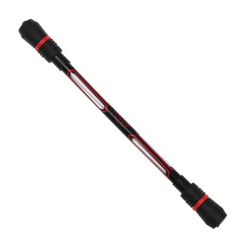 1PC Spinnen Kuli Kreative Gelegentliche Blitz Rotierenden Spielen Gel Stifte Schüler Spielzeug Freisetzung Druck Komfortable Penspinning Stift: D-rot