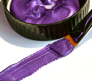 60Ml Goud Verf Metallic Acryl Verf, Waterdicht Niet Vervaagd Voor Beeldhouwwerken Coloring Diy Hand Kleding Geschilderd Graffiti Pigmenten: purple