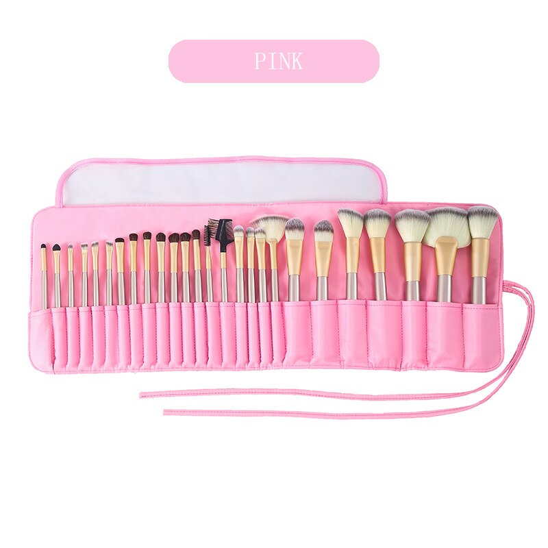 Beroep Make Up Borstels Organizer Draagbare Make-Up Borstel Case Lege Cosmetische Houder Reizen Make Up Gereedschap Tas Pouch Pocket: Roze