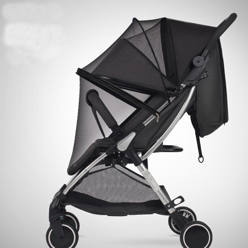 Universeel klamboe voor kinderwagen, volledige hoes, opvouwbare anti-muggenhoes, ultrafijn gaas voor kinderwagens: 1