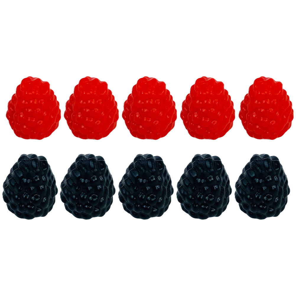 10Pcs Simulatie Raspberry Decoratie Vivid Kunstmatige Fruit Model Etalage Decoratie