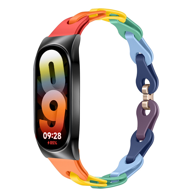 Holle siliconen band voor Xiaomi Mi Band 9 Mi 9 Officiële stijl vervangende horlogeband armband voor Xiaomi Mi Band 8 Mi Band 9 riem